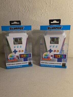 My Arcade Slurpee Tetris Portable Gaming System 2-Pack NWT